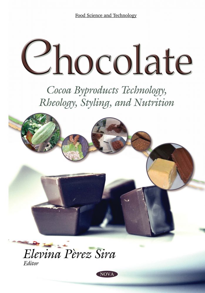 CHOCOLATE COCOA BY PRODUCTS TECHNOLOGY, RHEOLOGY, STYLING, AND NUTRITION