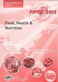 BOOK OF ABSTRACTS PIPOC 2015: FOOD, HEALTH AND NUTRITION CONFERENCE