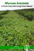 MUCUNA BRACTEATA A Cover Crop and Living Green Manure