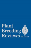 PLANT BREEDING REVIEWS Volume 30